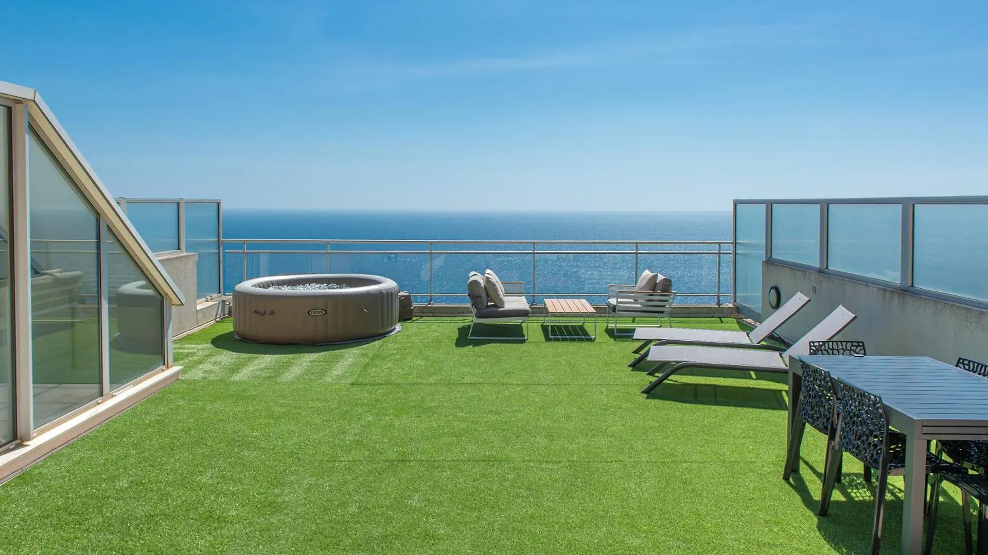 Apartment Jardins De Monaco - Vue Mer - Jacuzzi - Parking Cap-d'Ail